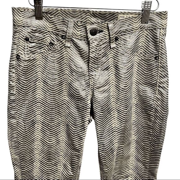 Rag & Bone Metallic Zebra Print Leggings - Picture 3 of 7